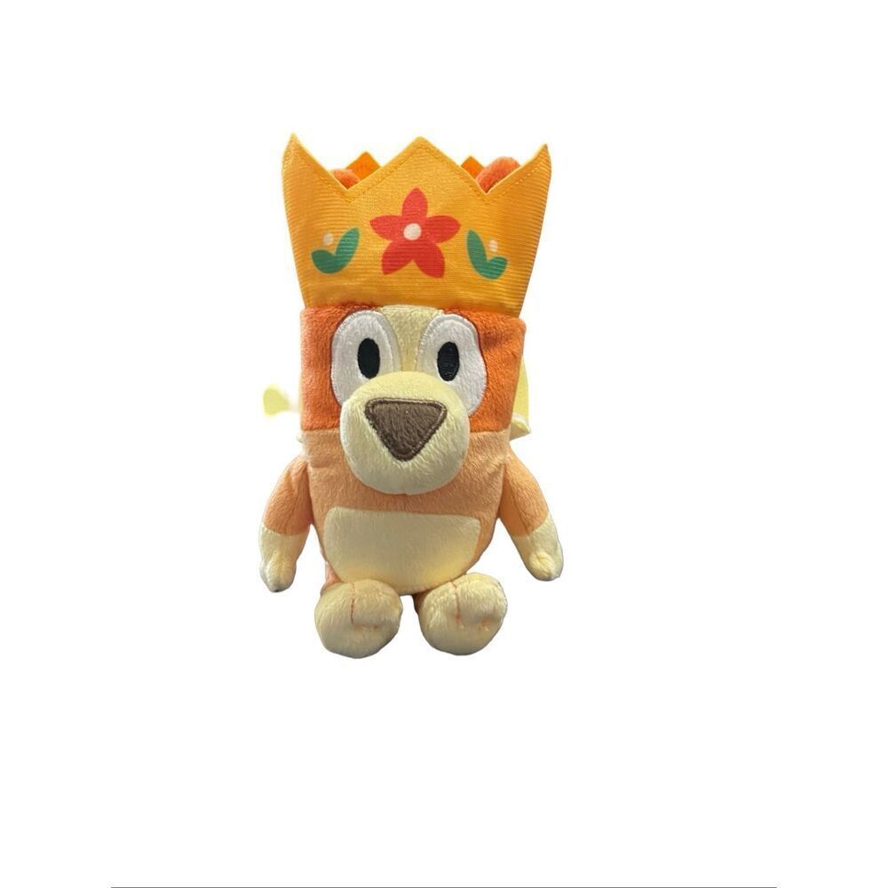 Moose Bluey Friends Queen Bingo Royalty Plush 8" Stuffed Animal